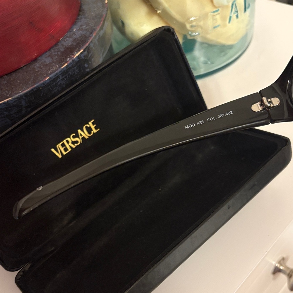 Versace Burgundy Sunglasses - Picture 5 of 7